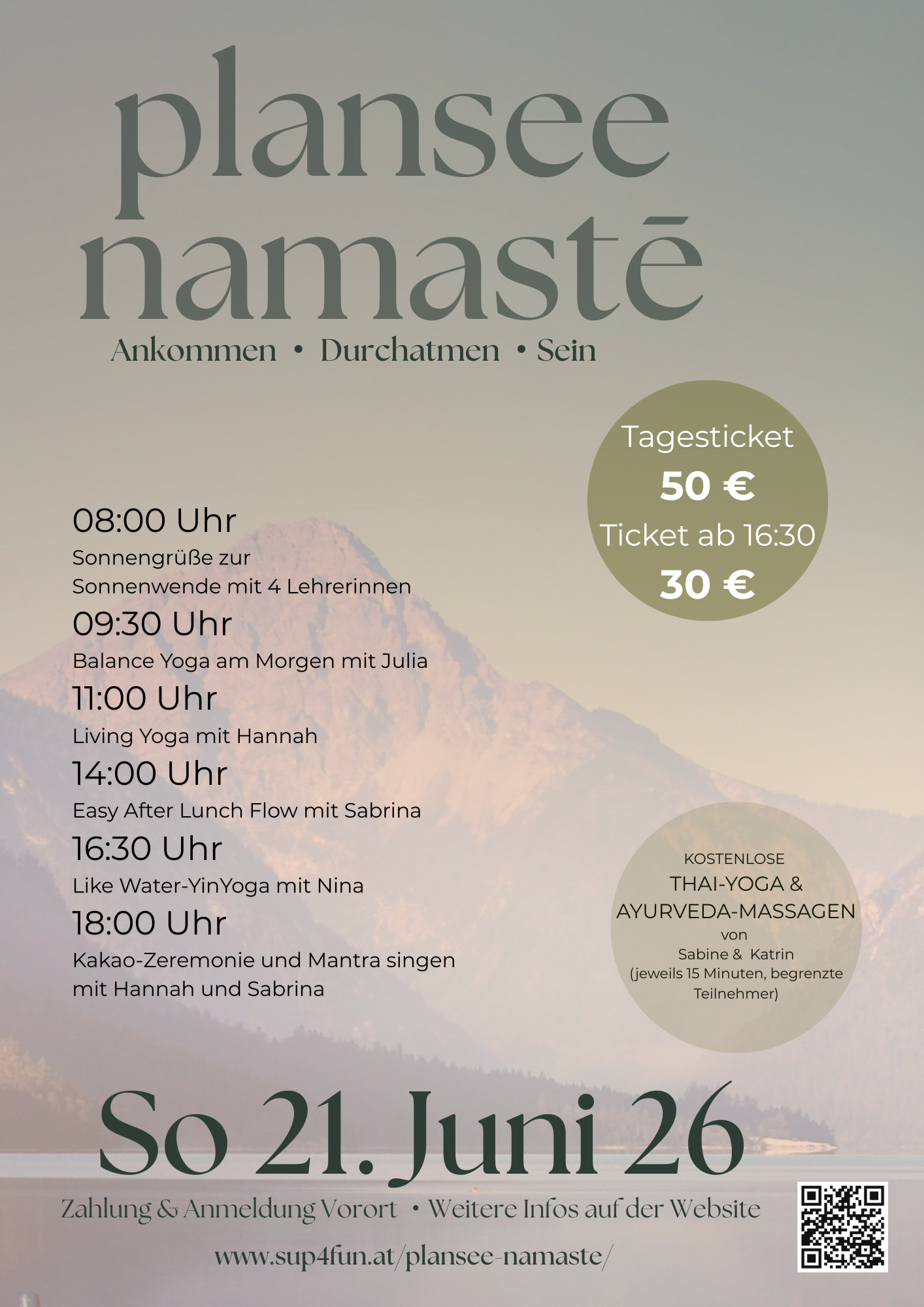 Plansee Namaste